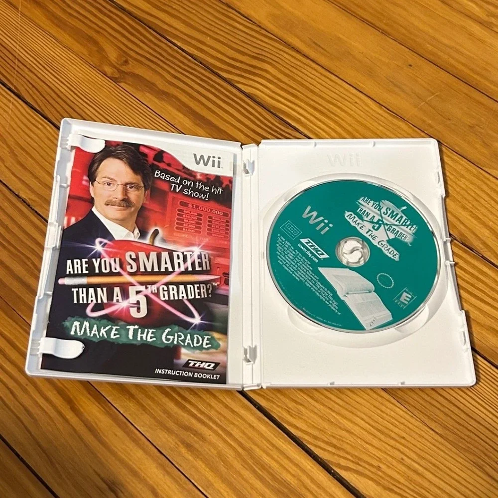 Are You Smarter Than a 5th Grader Make The Grade Nintendo Wii THQ Jeff Foxworthy